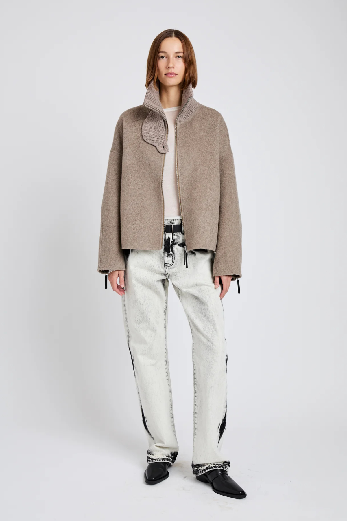 Proenza Schouler Carina Jacket - Walnut Melange