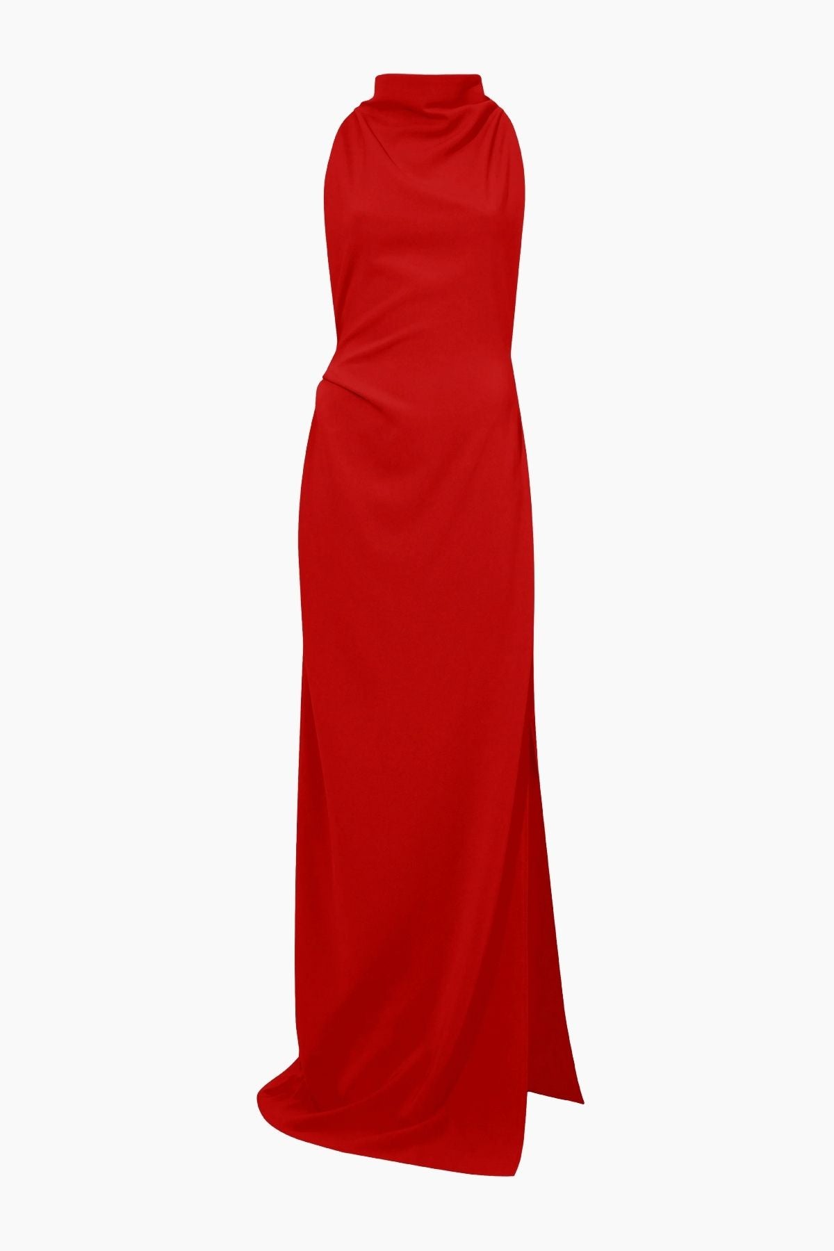 Proenza Schouler Faye Backless Twist Back Dress - Red