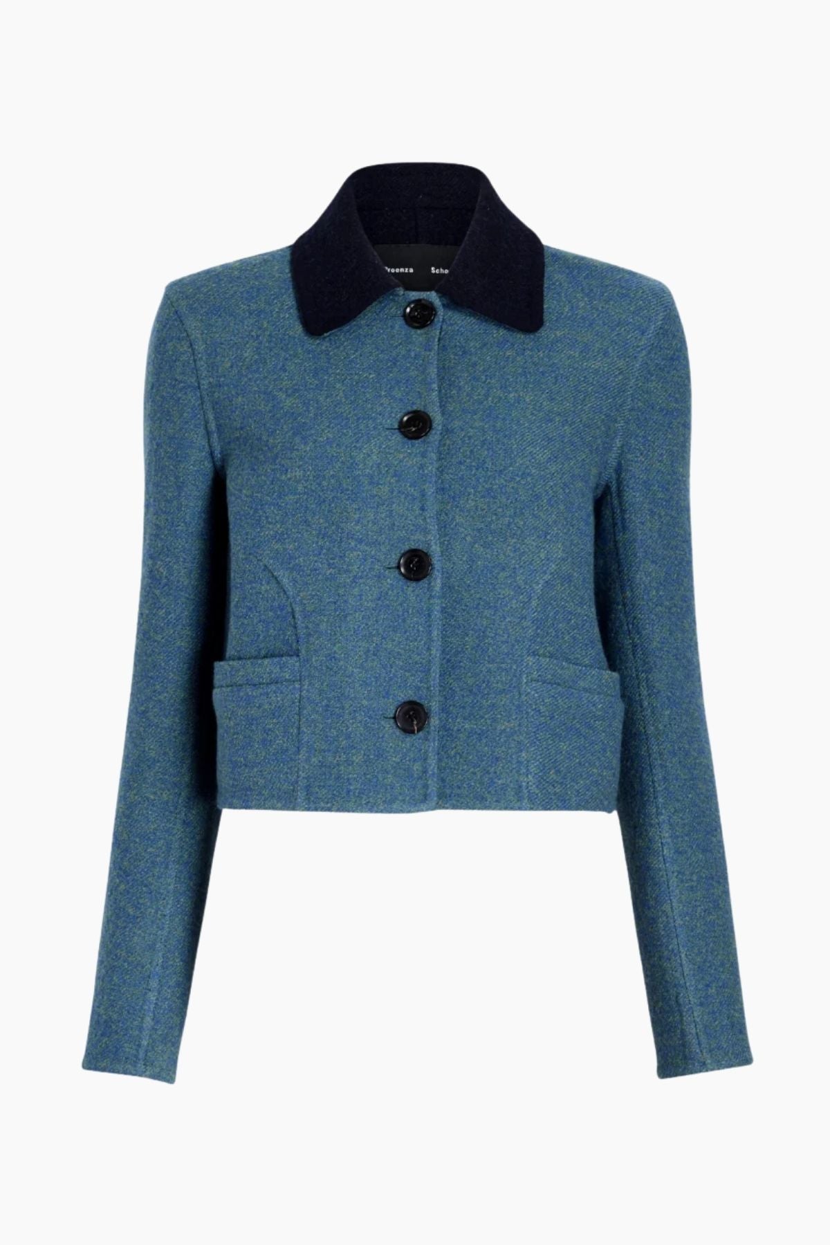 Proenza Schouler Gaelle Jacket - Green Midnight Multi