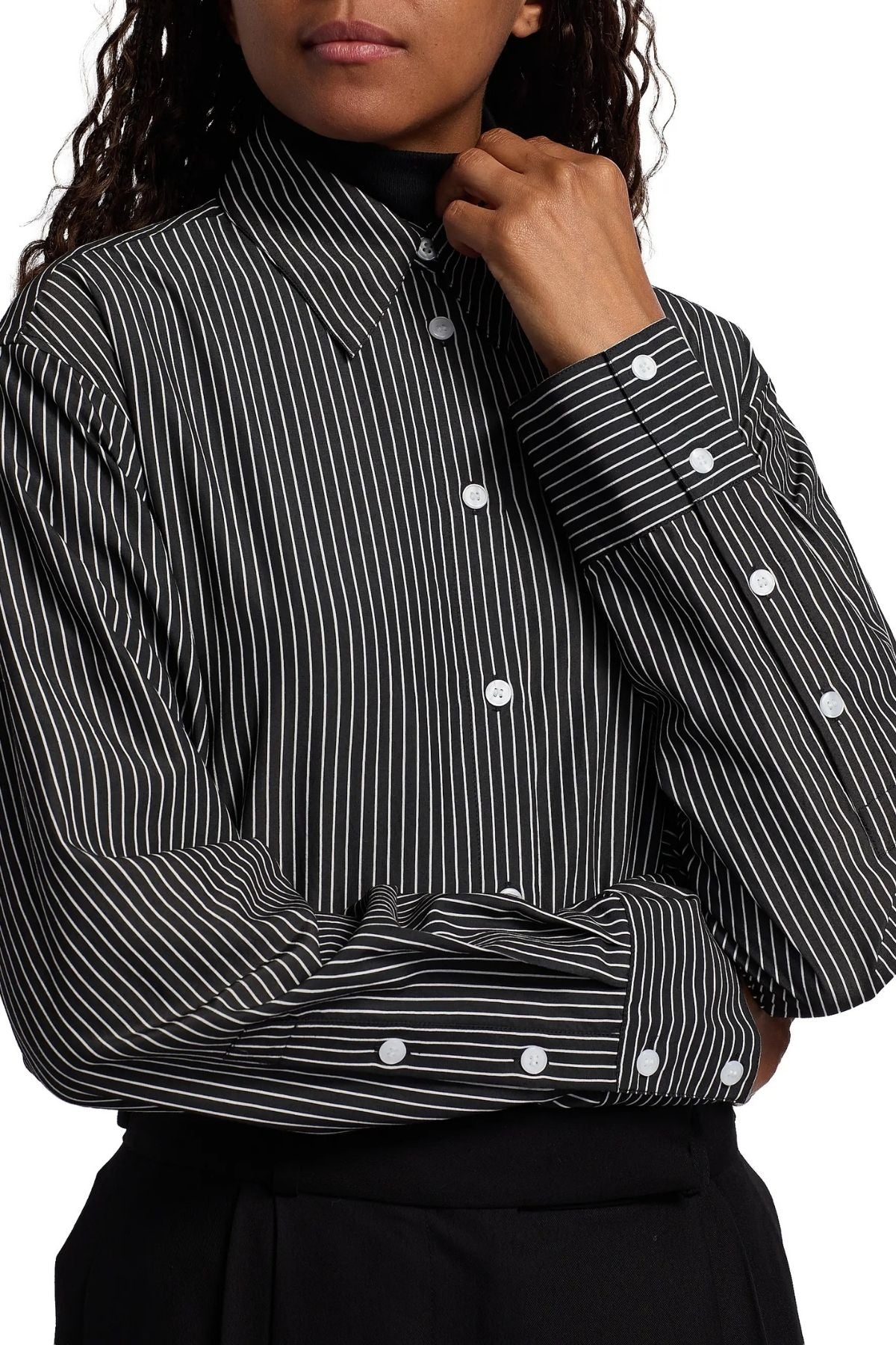 Proenza Schouler Lynsey Top - Black/ White