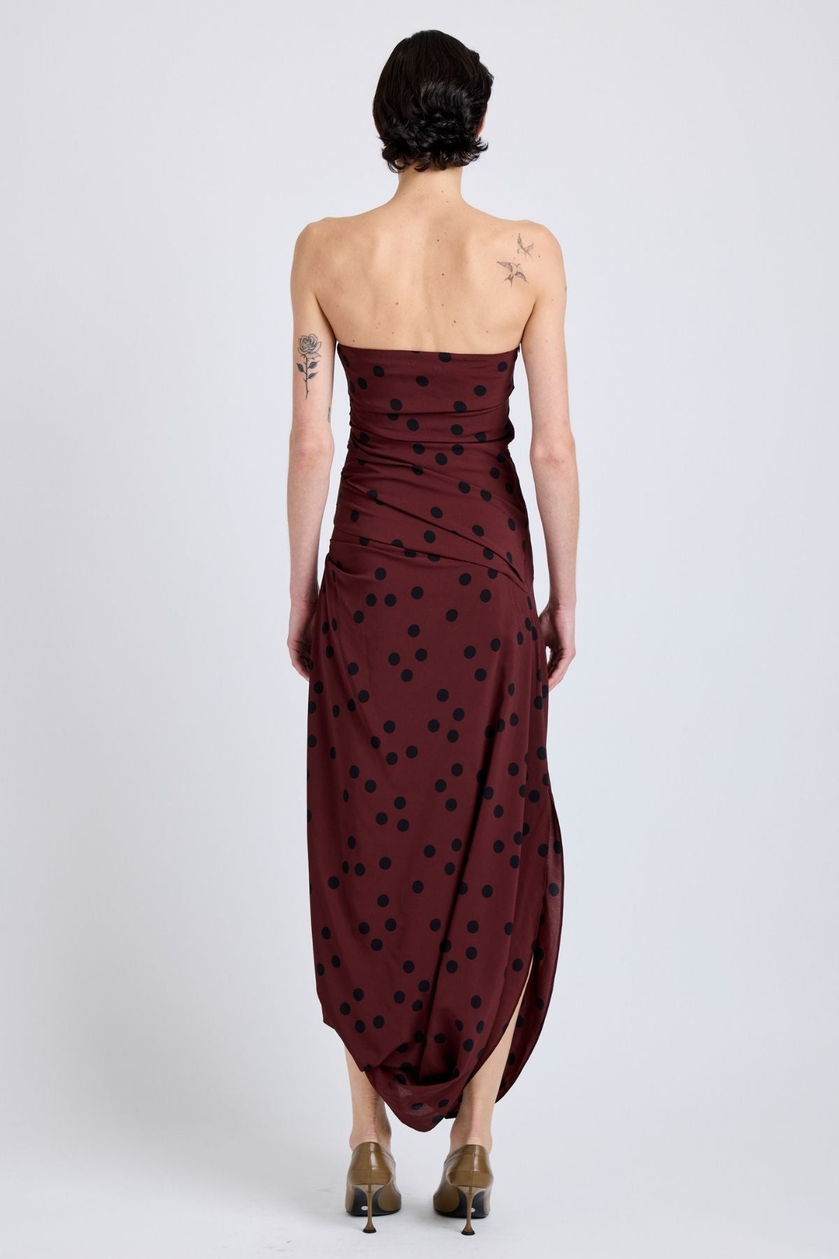 Proenza Schouler Nayara Dress - Espresso Multi