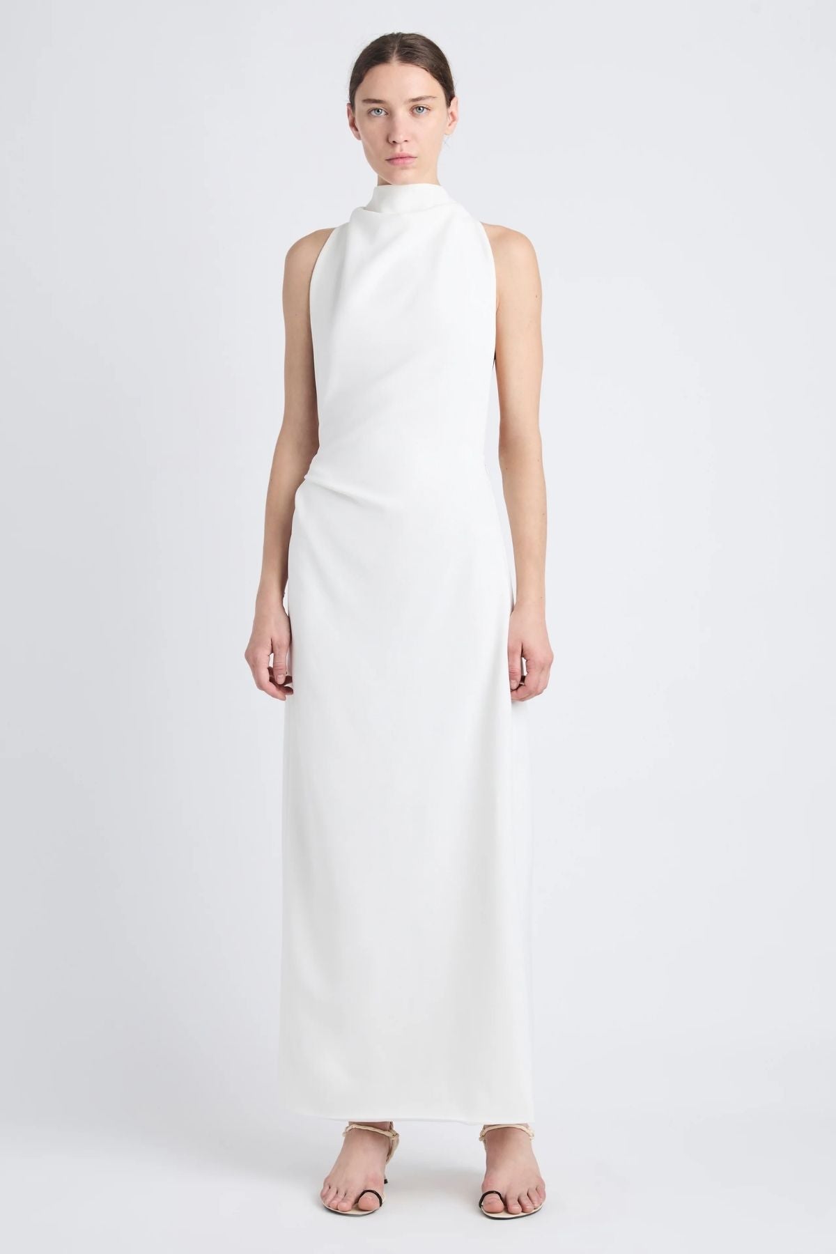 Proenza Schouler Selena Twist Back Dress - White