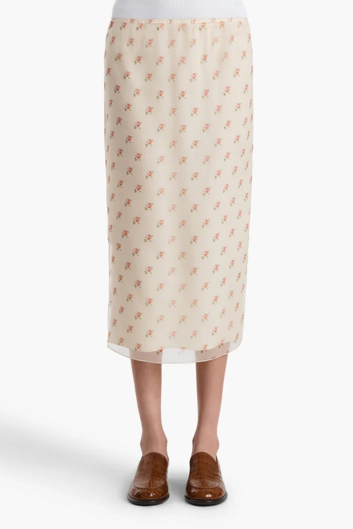 KHAITE Sydni Skirt - Soft Pink