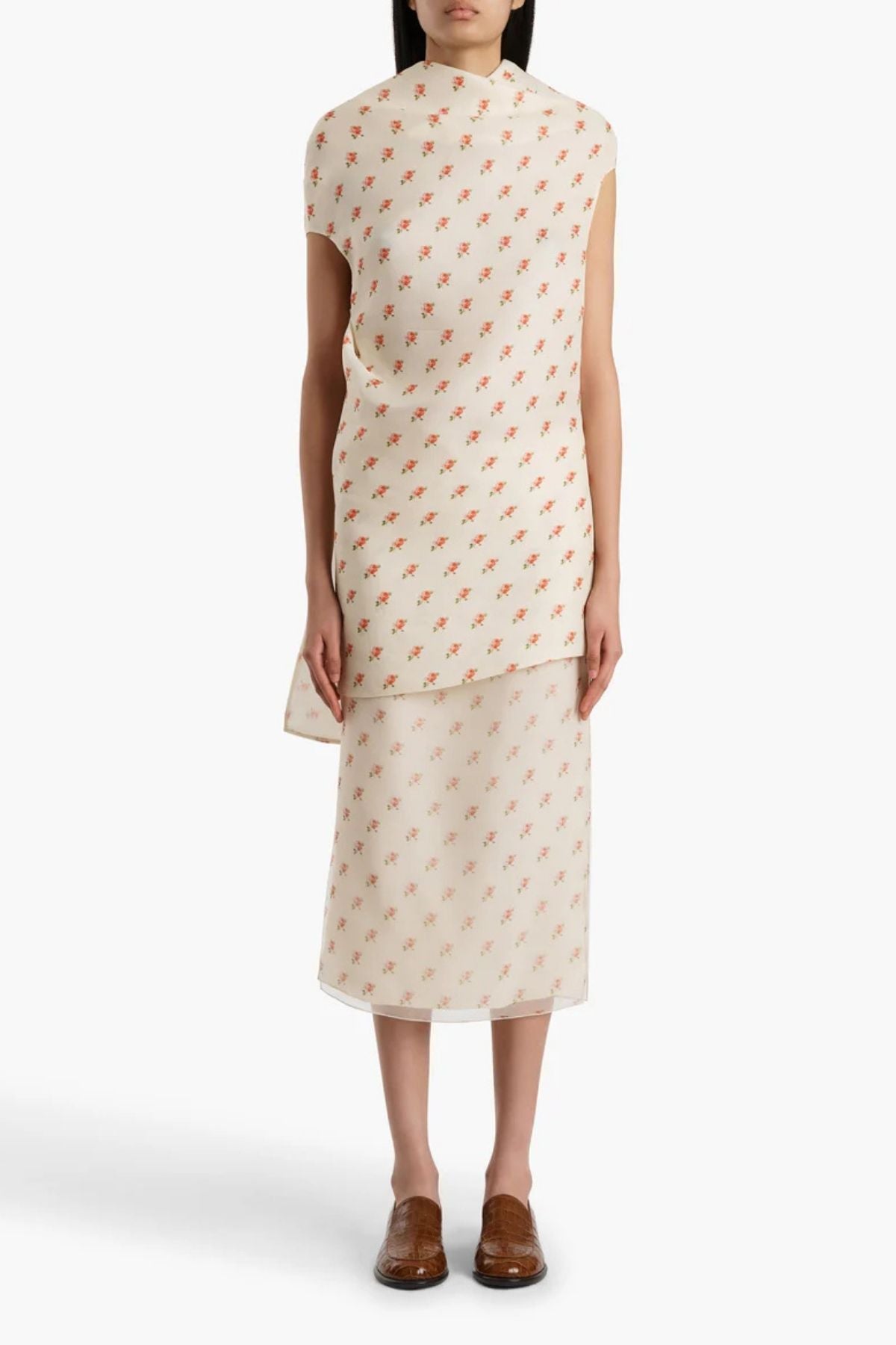 KHAITE Sydni Skirt - Soft Pink