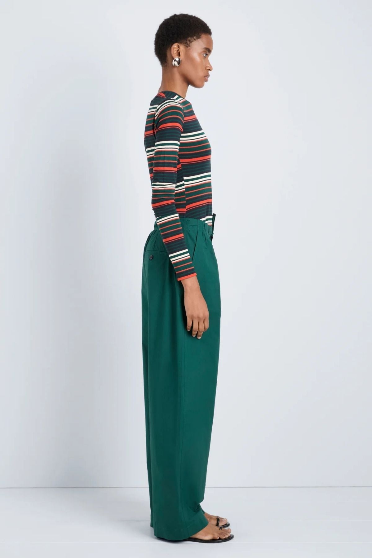 Proenza Schouler White Label Mae Top - Spruce Multi