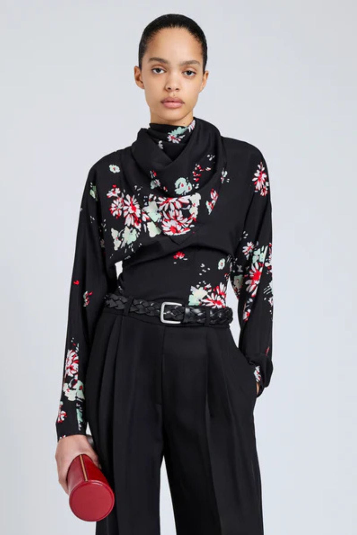 Proenza Schouler Ysabelle Top - Black Multi