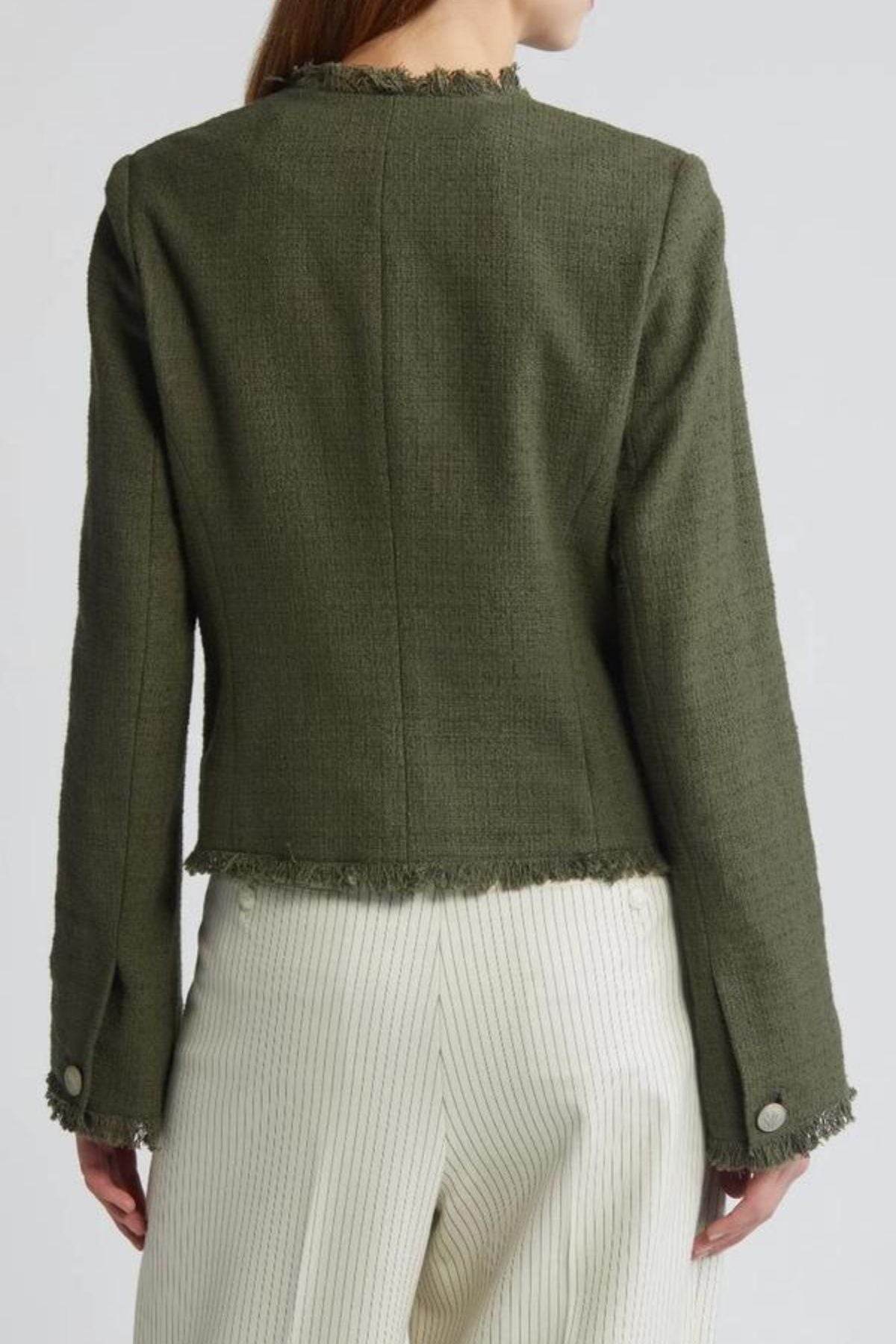 Rag & Bone Carmen Tweed Jacket - Army
