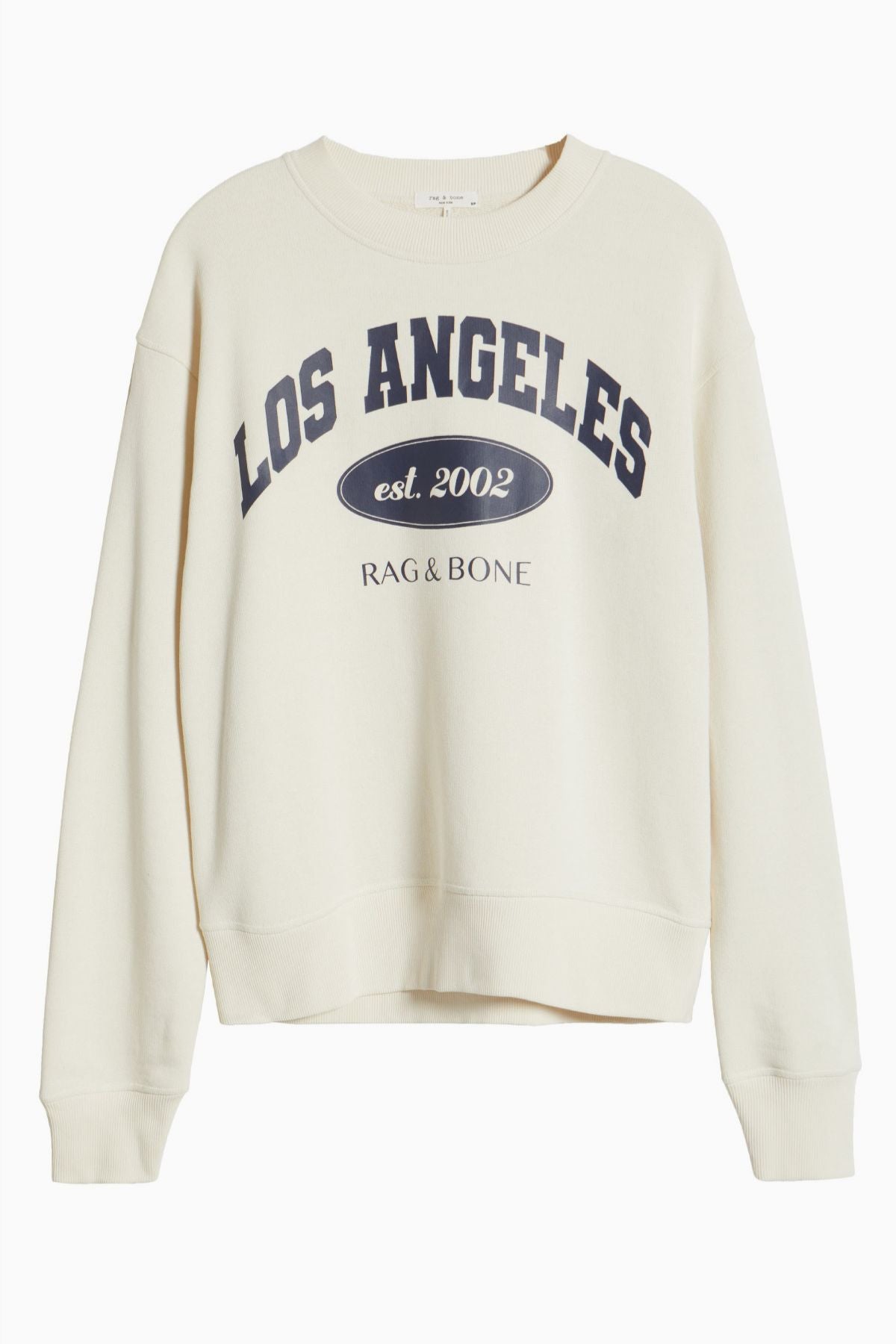 Rag & Bone LA Collegiate Sweatshirt - Ivory – GRACE Melbourne