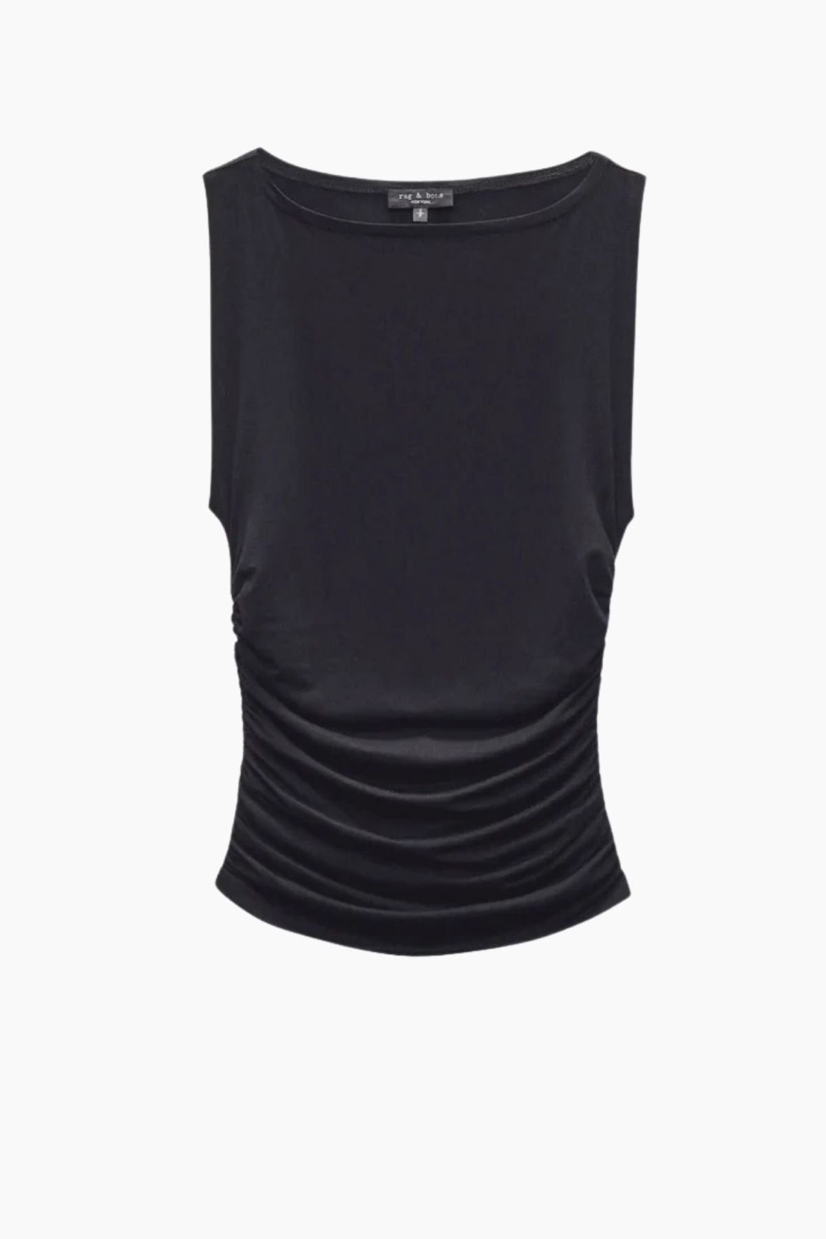 Rag & Bone Luca Shirred Tank - Black