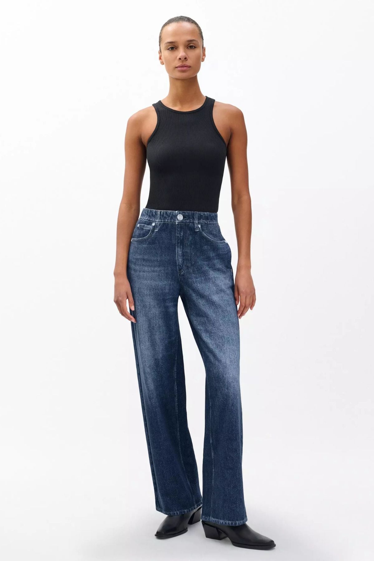 Rag & Bone Miramar Terry Wide Leg Pant - Petra