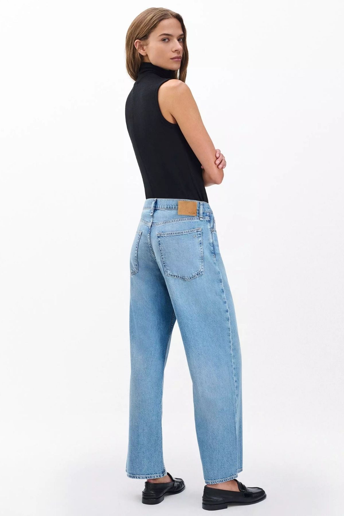 Rag & Bone Saige Ankle Relaxed Jeans - Ludlow