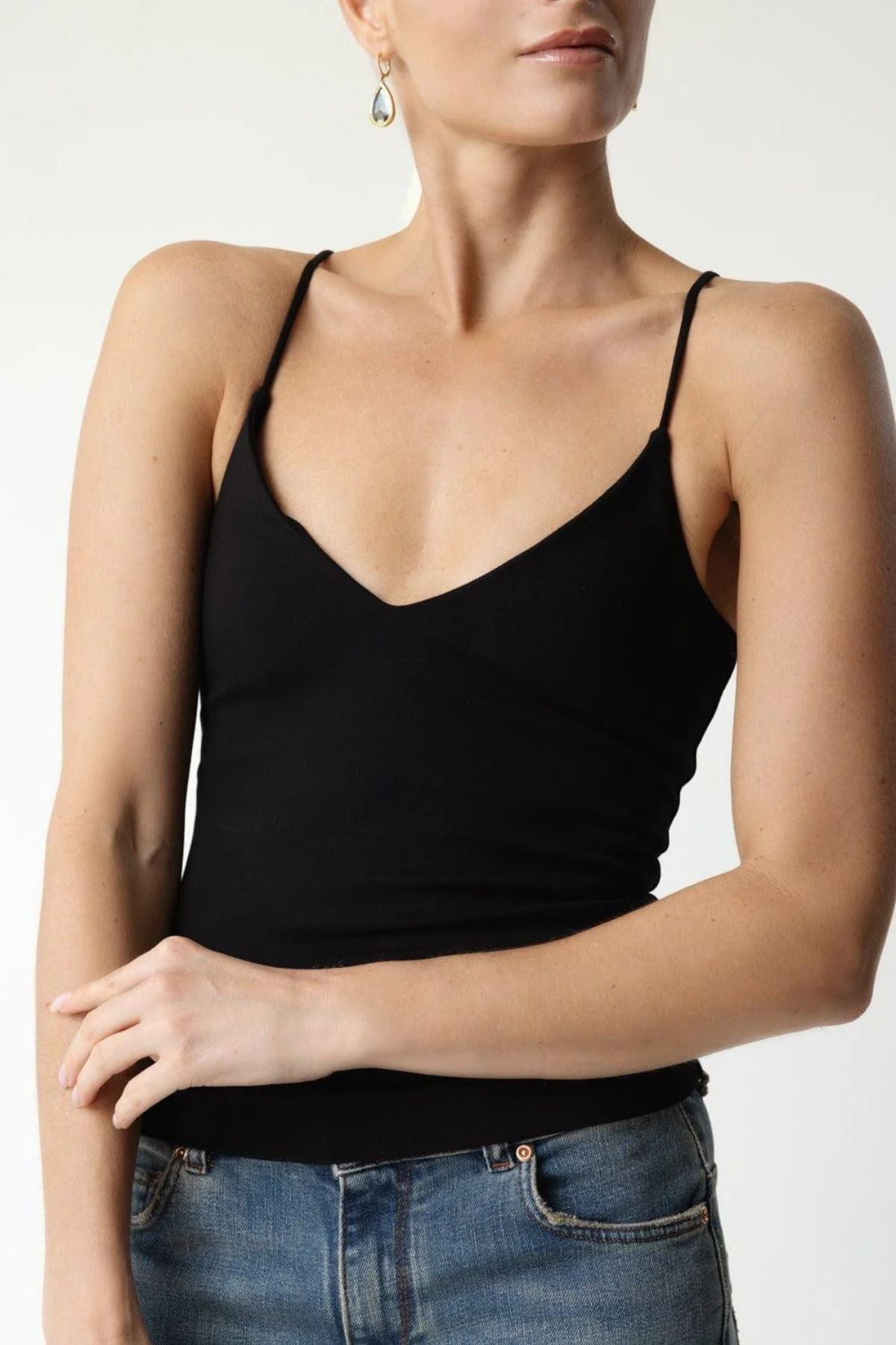 Rag & Bone Irina Vee Cami - Black