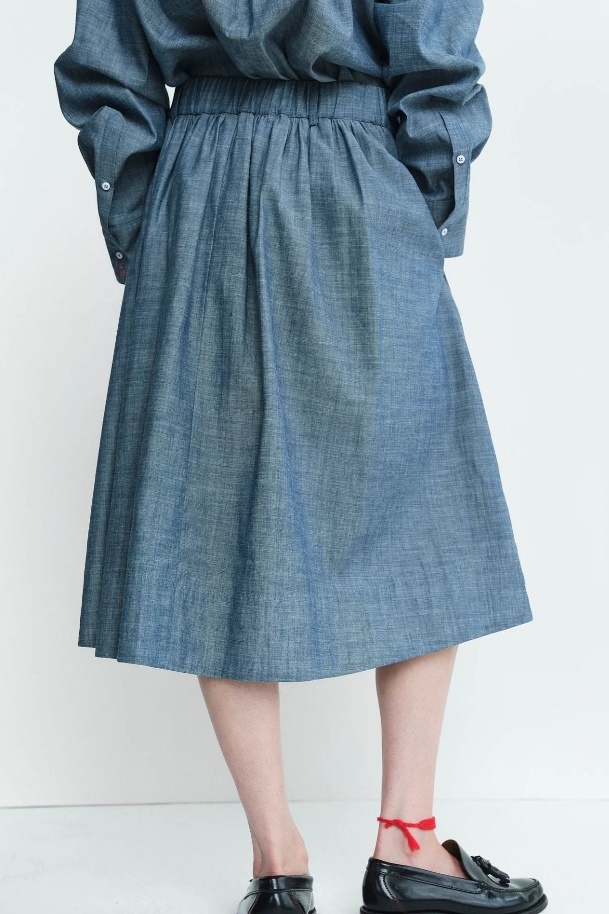 Rika Studios Apollonia Skirt Chambray - Indigo