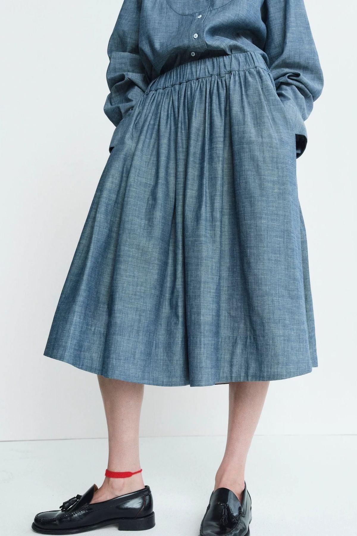 Rika Studios Apollonia Skirt Chambray - Indigo