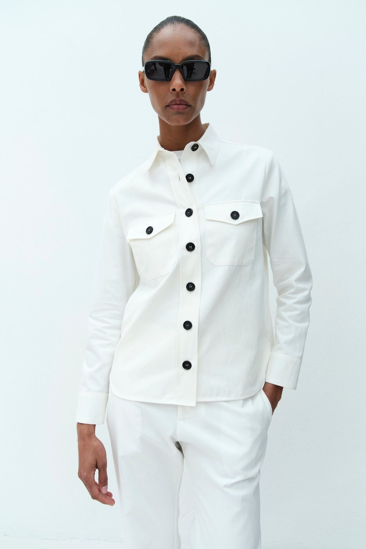 Rika Studios Bob Shirt - White
