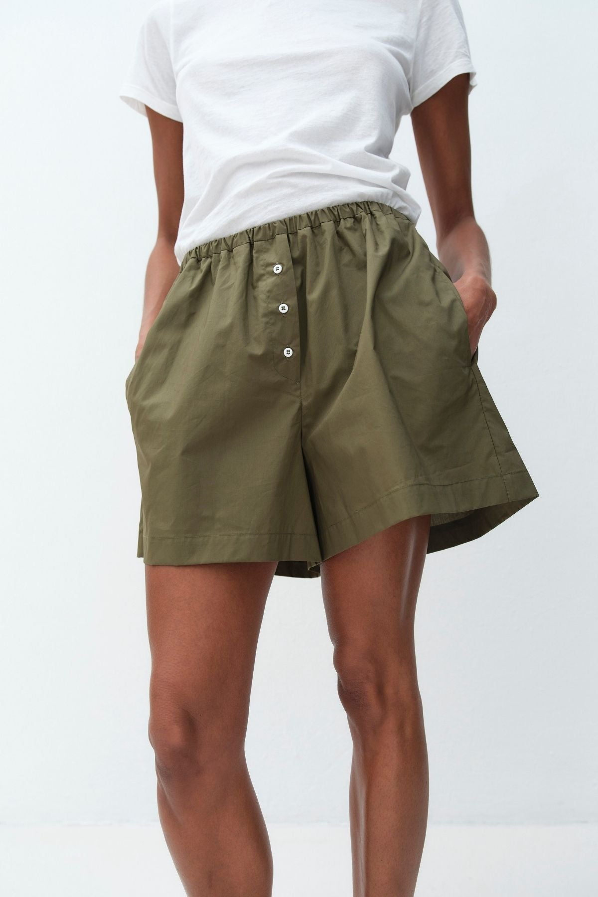 Rika Studios Park Shorts - Olive