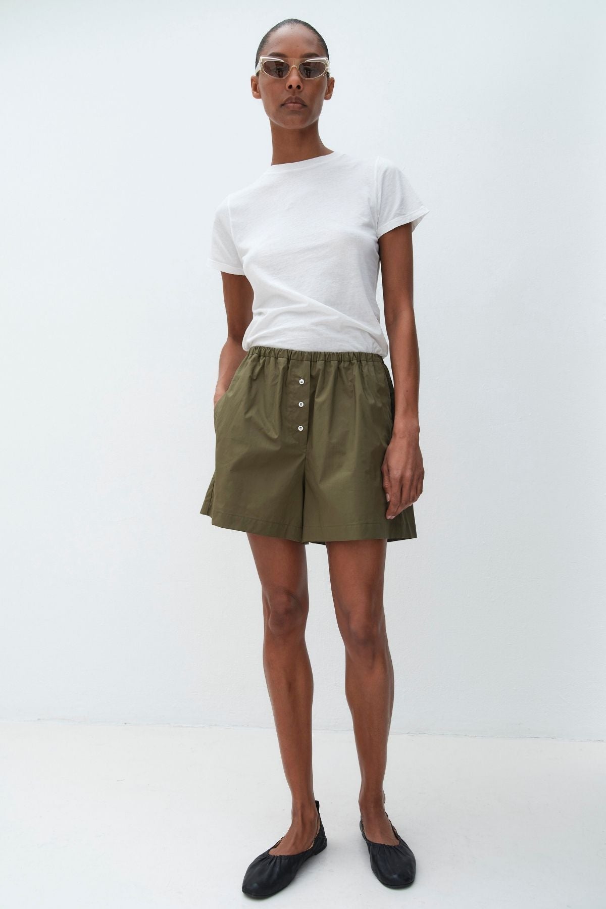 Rika Studios Park Shorts - Olive
