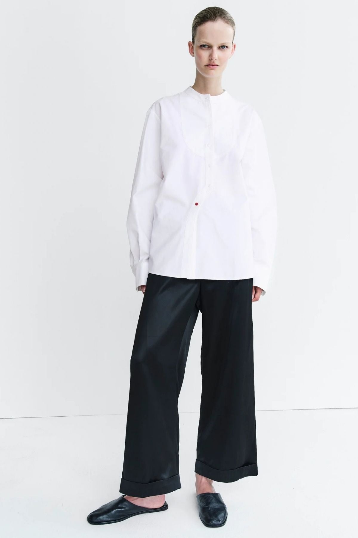 Rika Studios Smoker Shirt - White