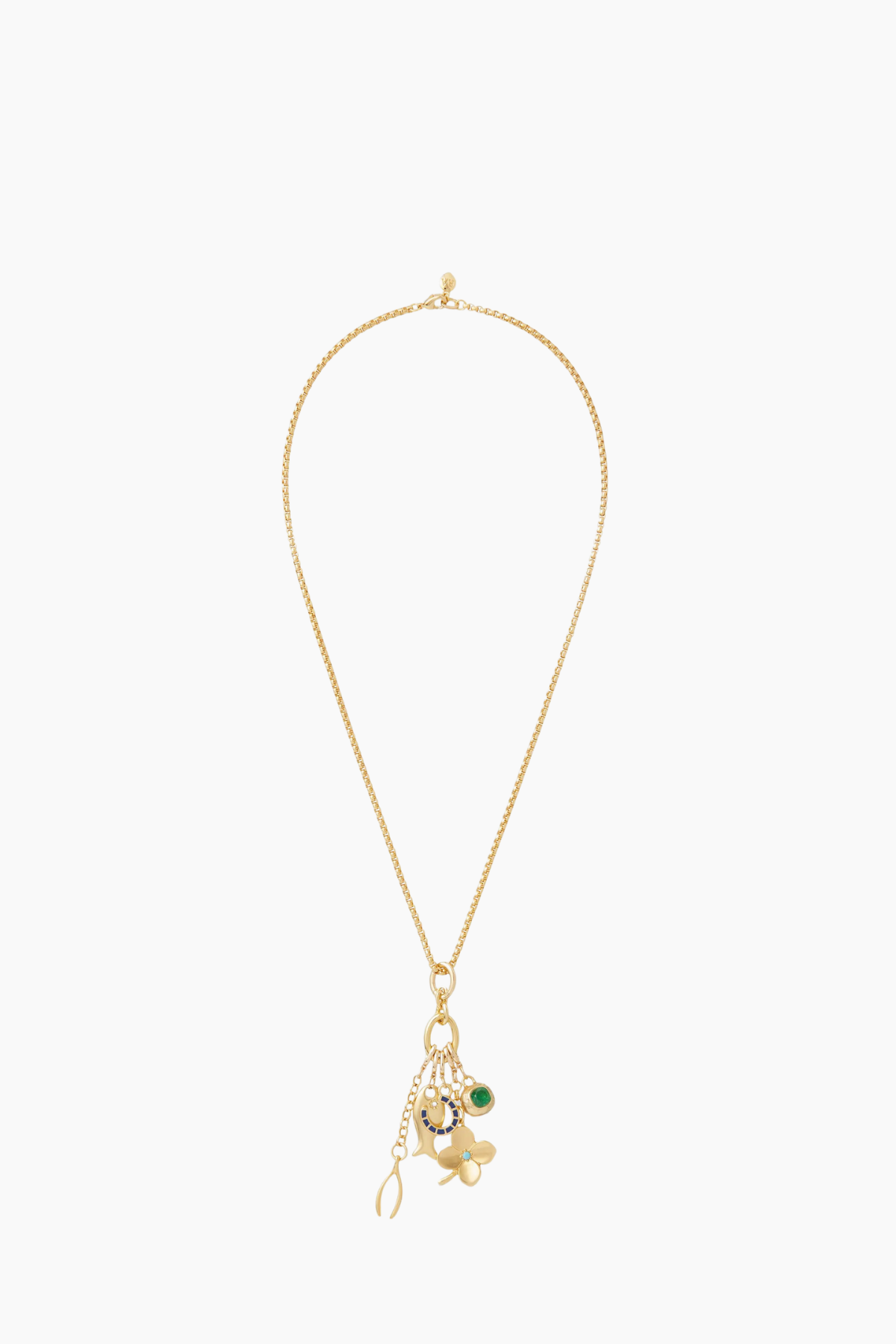 Roxanne Assoulin The Buona Fortuna Charm Necklace - Gold