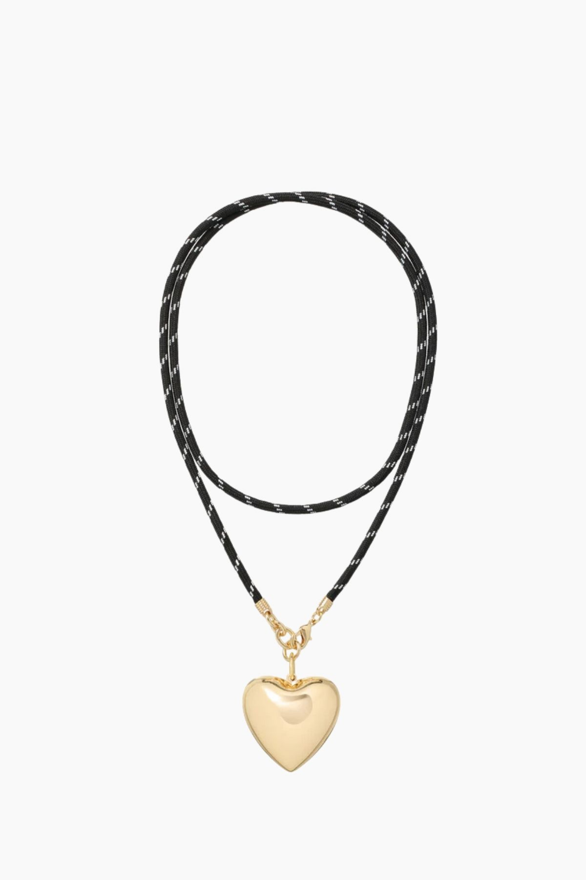Roxanne Assoulin The Long Happy Cord Charm Necklace - Black/ Gold