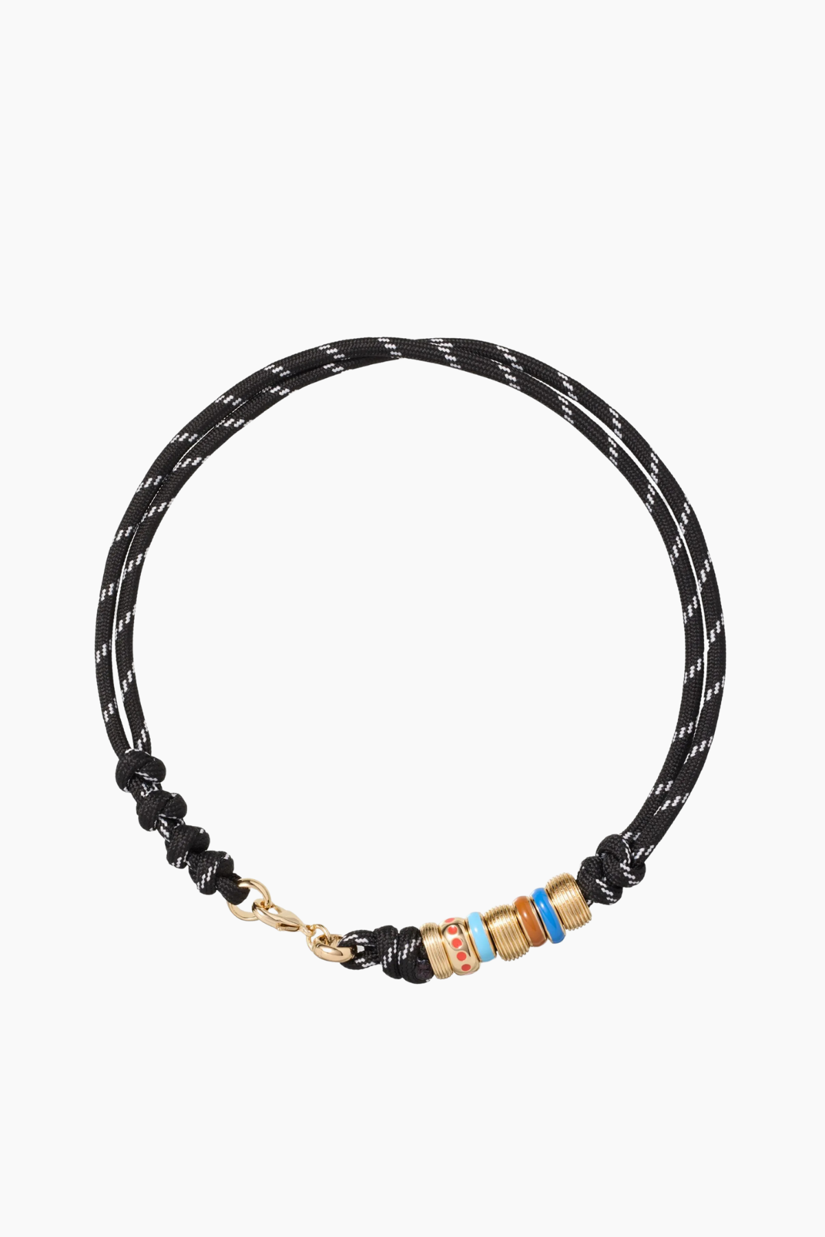 Roxanne Assoulin The Super Size Happy Cord Necklace - Black
