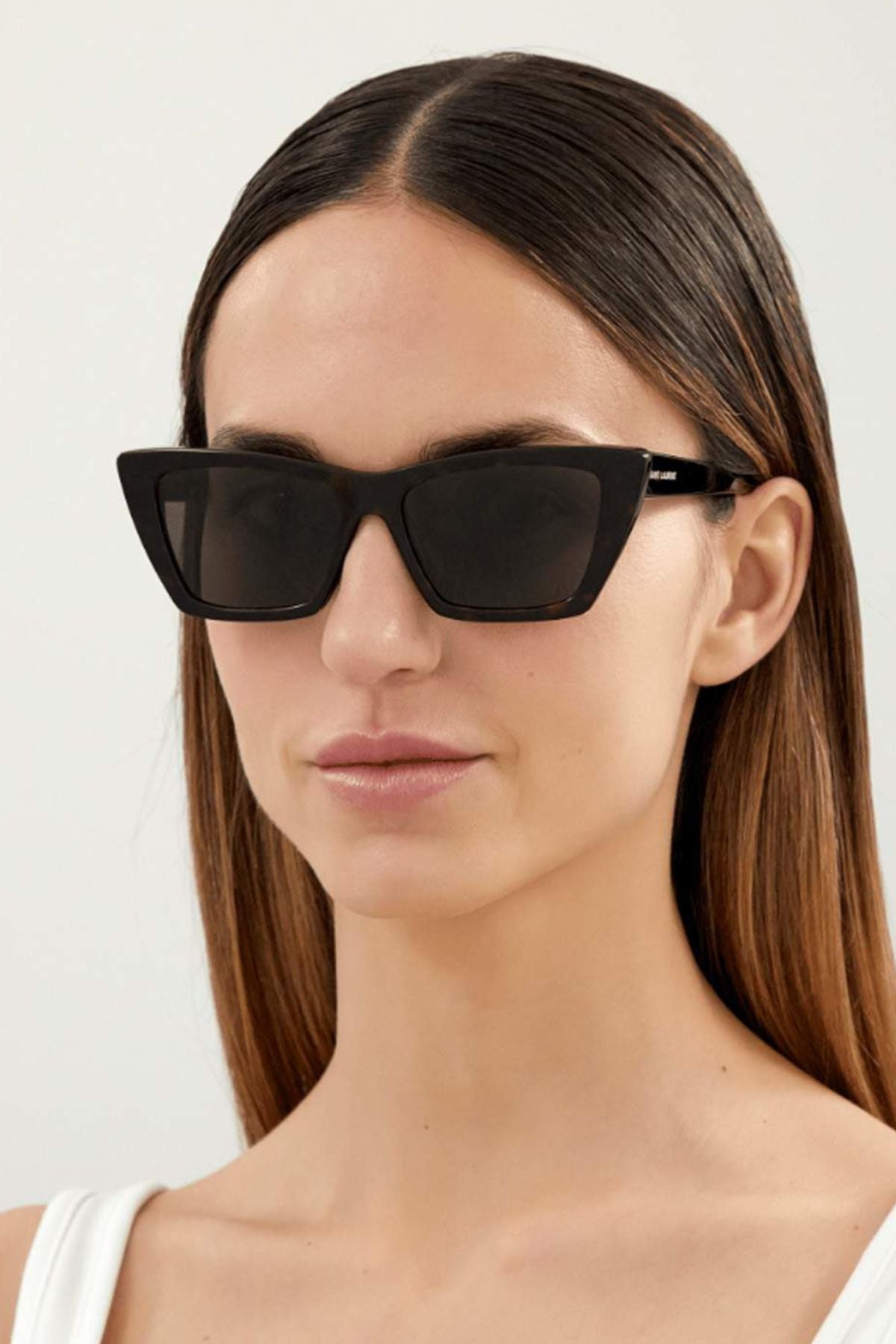 Saint Laurent Mica Sunglasses - Tortoise – GRACE Melbourne display picture 1