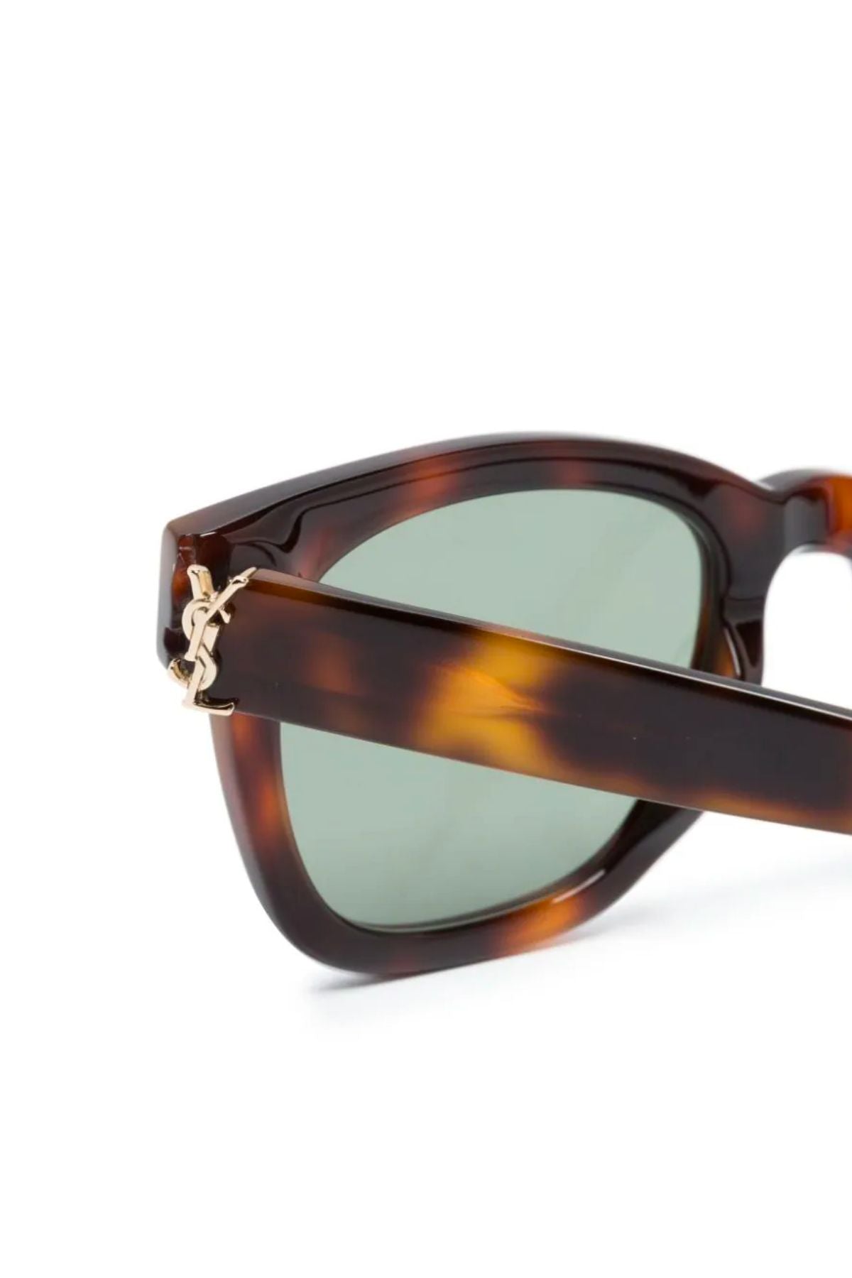 Saint Laurent Square Framed Sunglasses - Havana