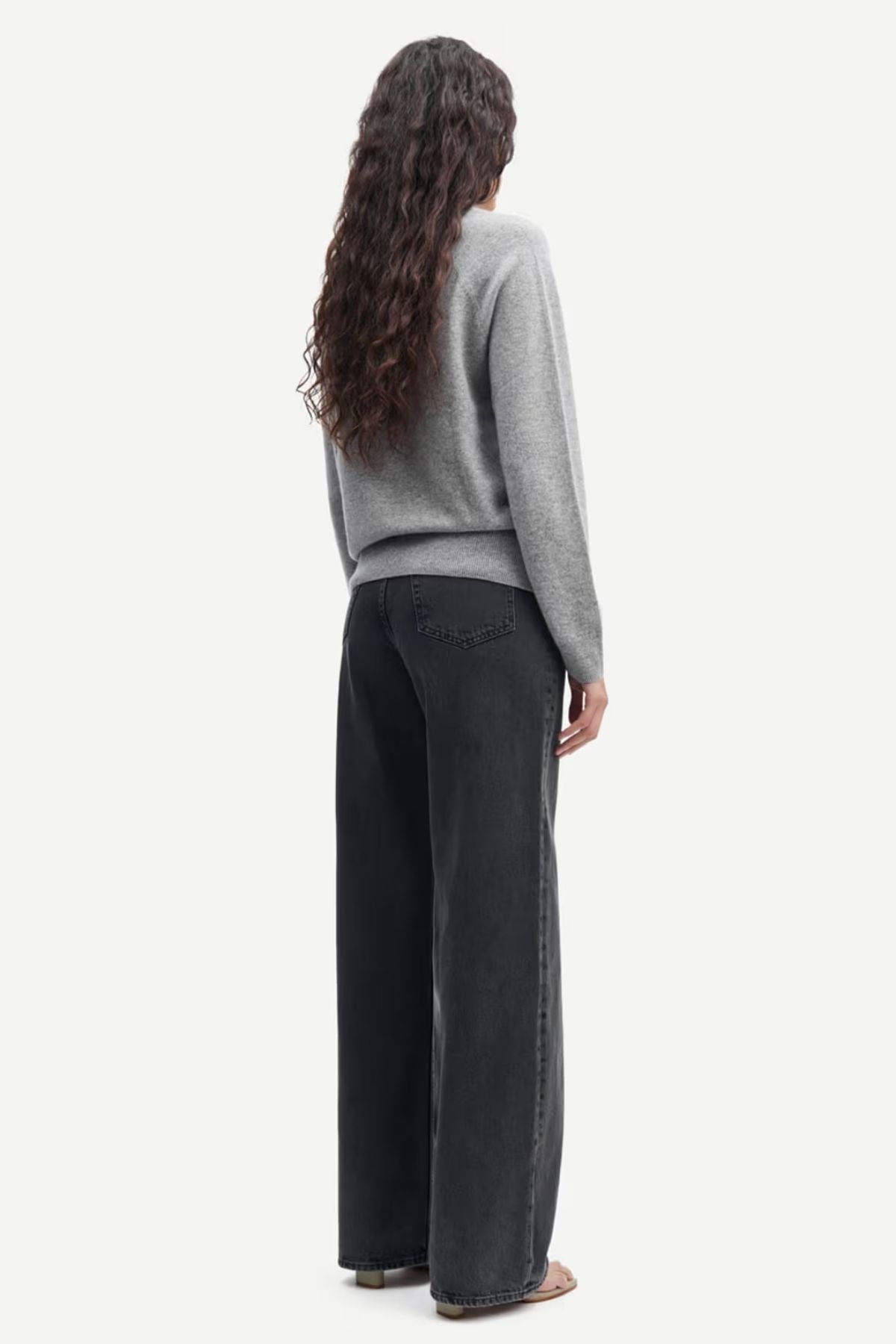Samsøe Samsøe Boston O-Neck Jumper - Grey Melange
