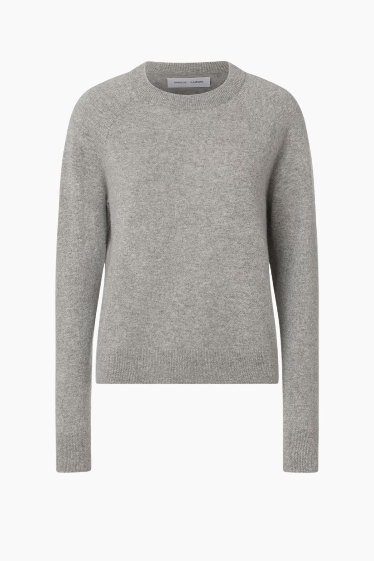Samsøe Samsøe Boston O-Neck Jumper - Grey Melange