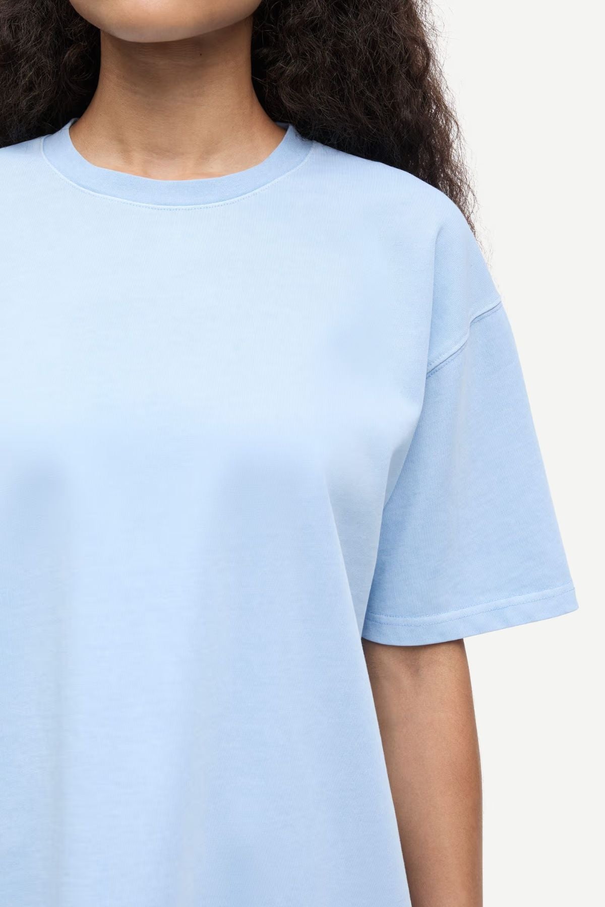 Samsøe Samsøe Eira T-Shirt - Cashmere Blue Pigment