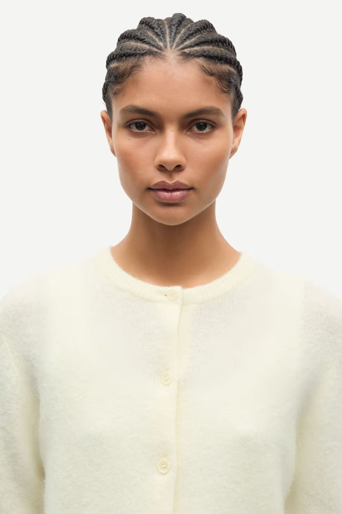 Samsøe Samsøe Nor Short Cardigan - Ethereal Green