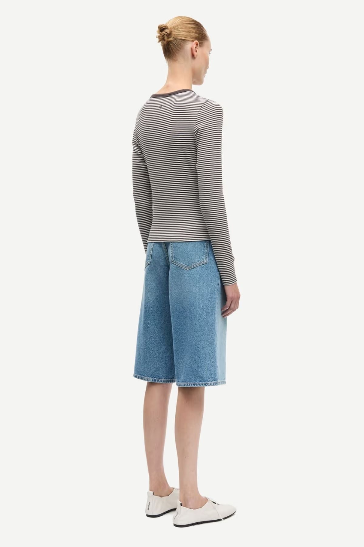 Samsøe Samsøe Saalexo LS Cardigan - Mulch Striped