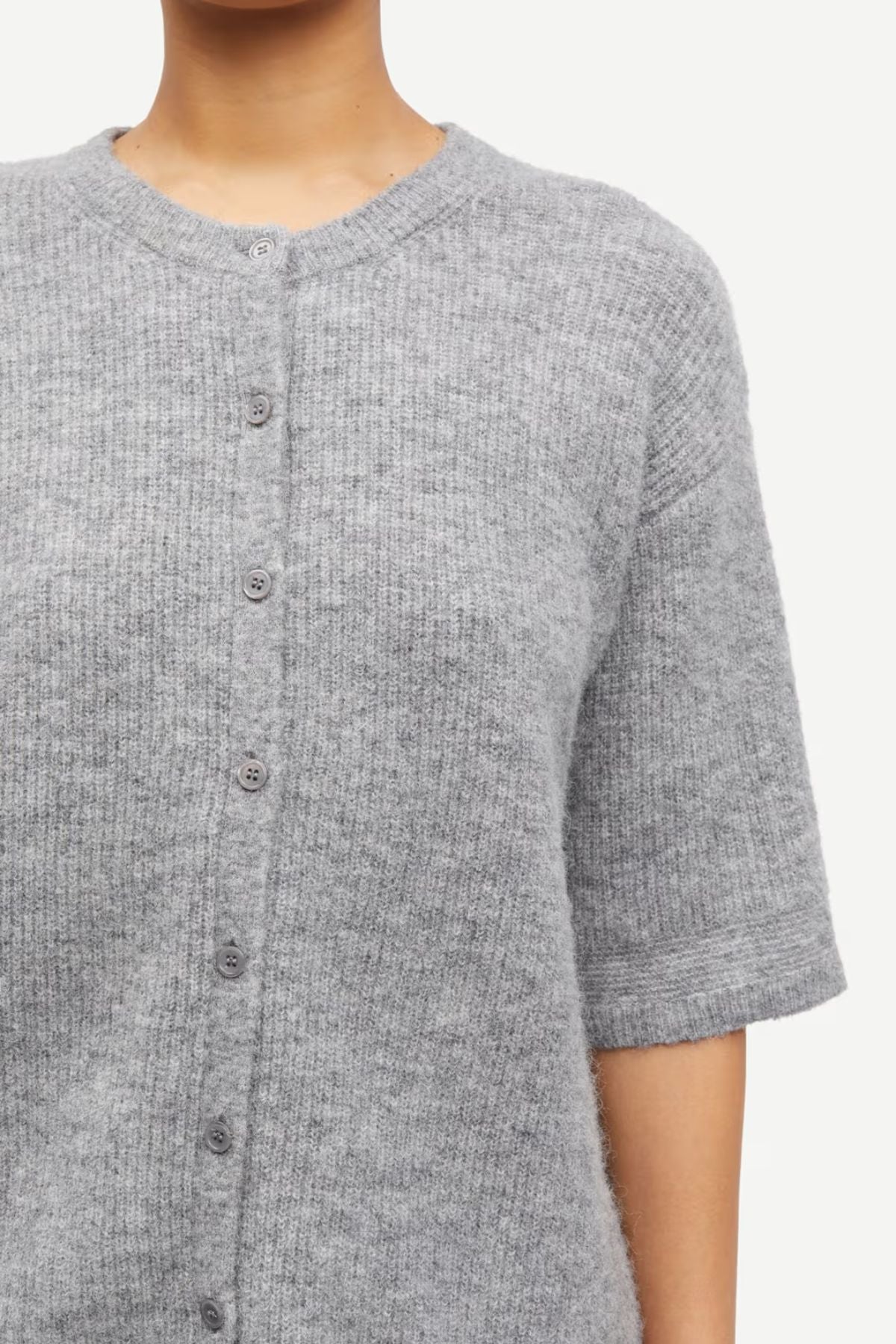 Samsøe Samsøe Saanoura Cardigan - Grey Melange