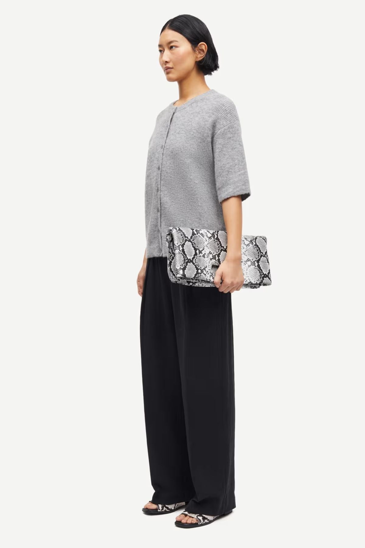 Samsøe Samsøe Saanoura Cardigan - Grey Melange
