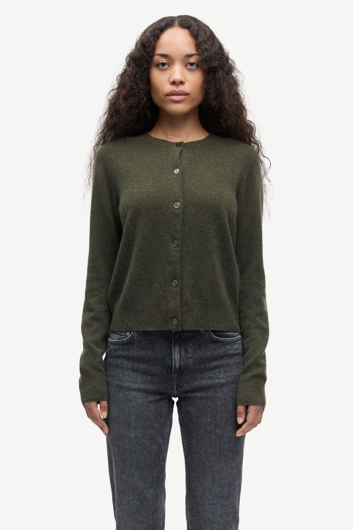 Samsøe Samsøe Saboston Cardigan - Dark Evergreen