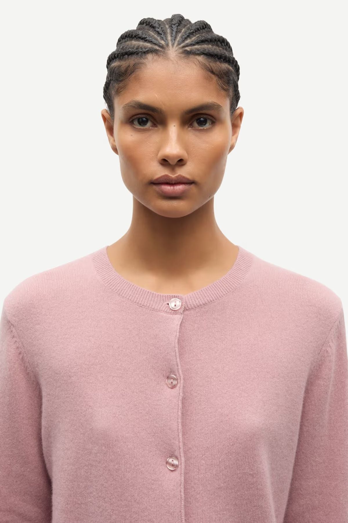 Samsøe Samsøe Saboston Cardigan - Orchid Haze Mel
