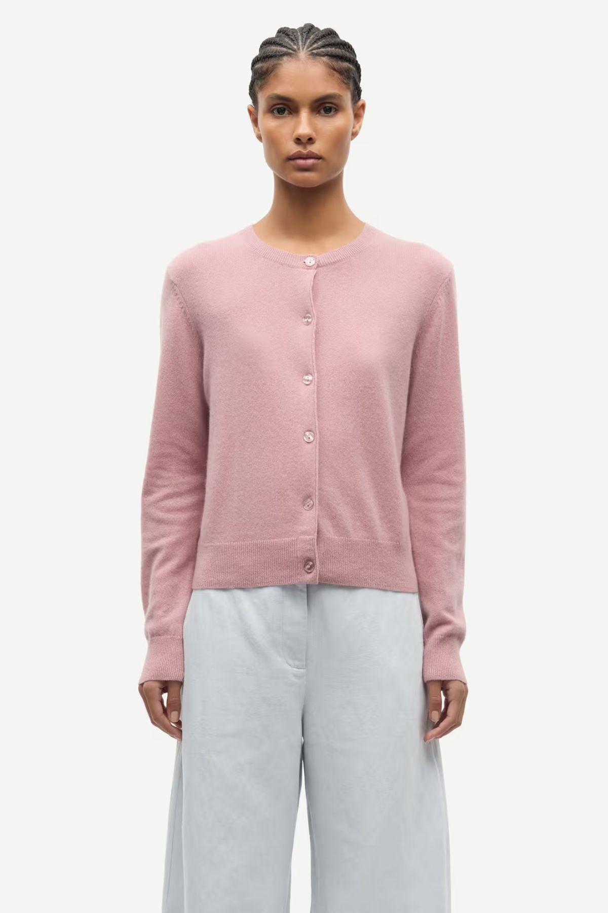Samsøe Samsøe Saboston Cardigan - Orchid Haze Mel