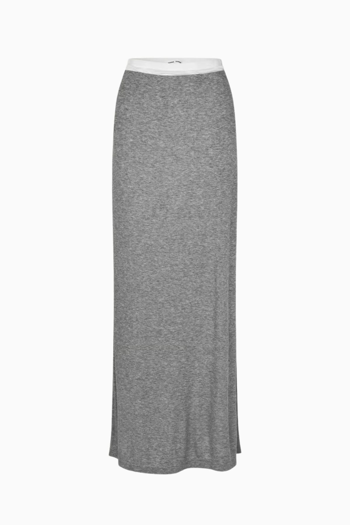 Samsøe Samsøe Sadou Skirt- Mid Grey Mel