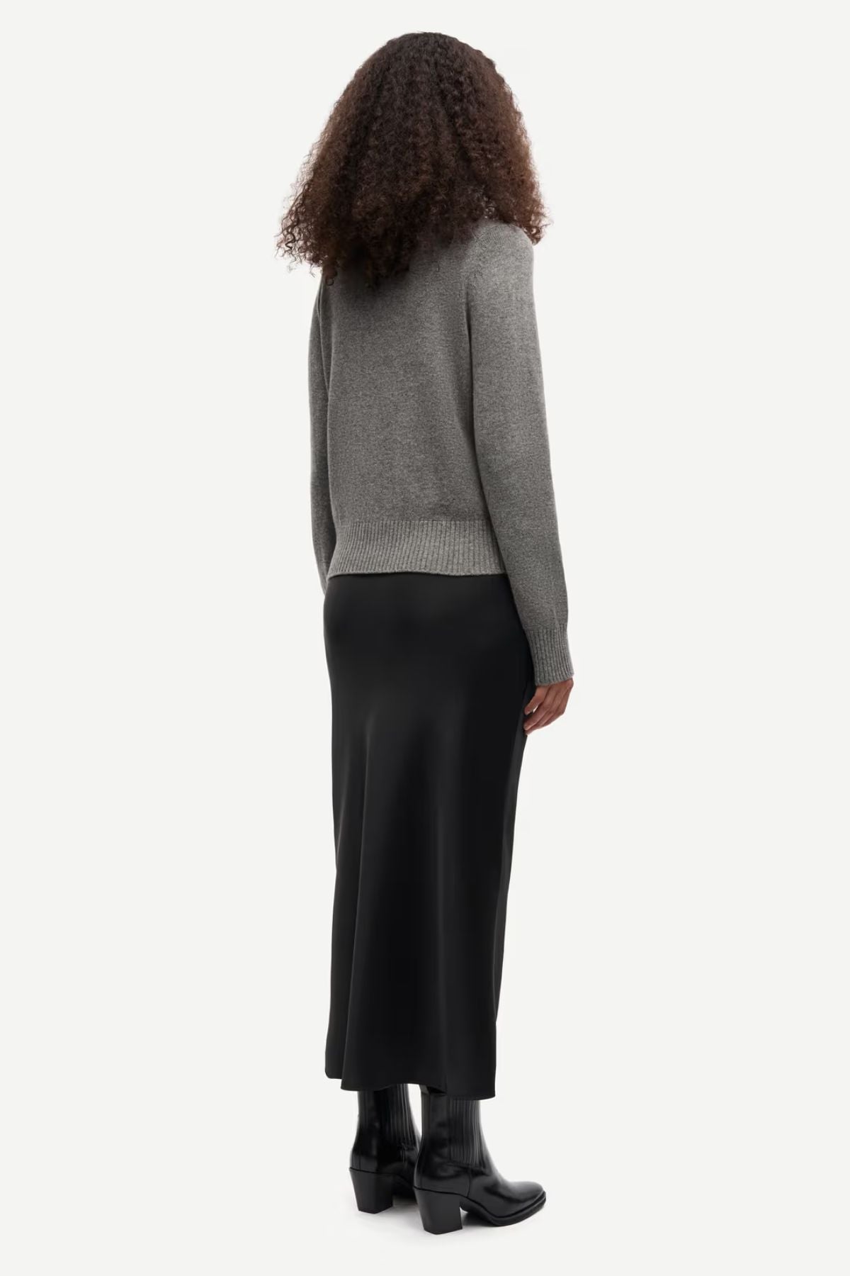 Samsøe Samsøe Saelif Turtleneck 15010 - Dark Melange Grey