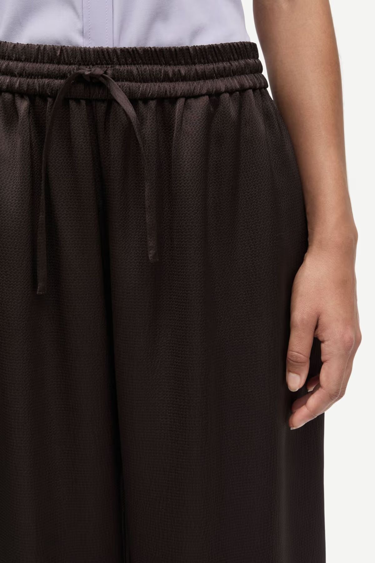 Samsøe Samsøe Sahelena Trousers - Black Coffee