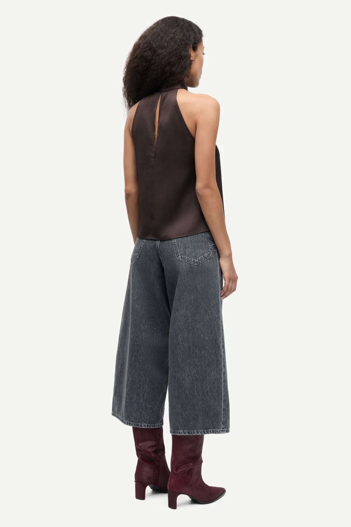 Samsøe Samsøe Sarheos Top - Black Coffee