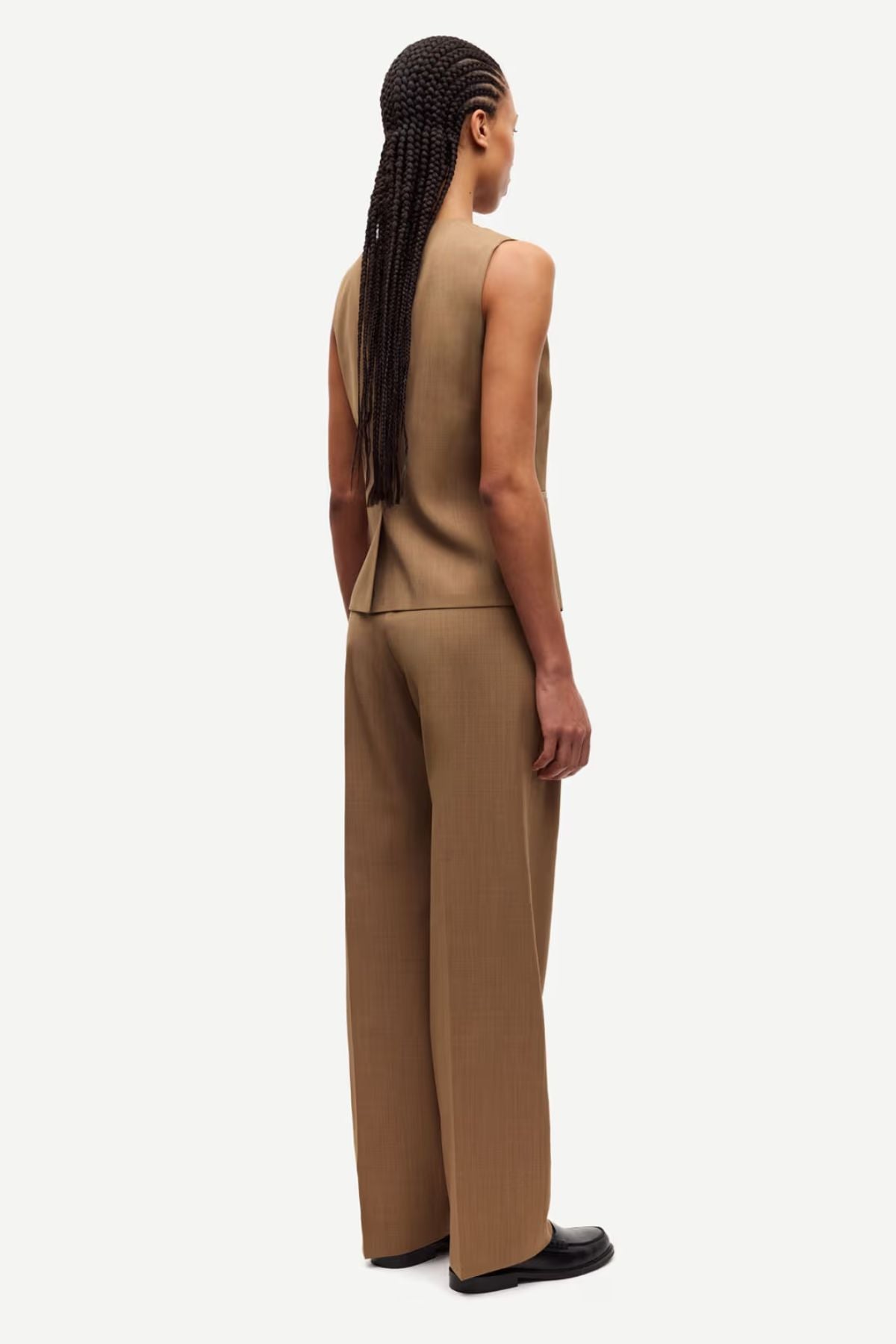 Samsøe Samsøe Saruma Vest 15449 - Otter Melange