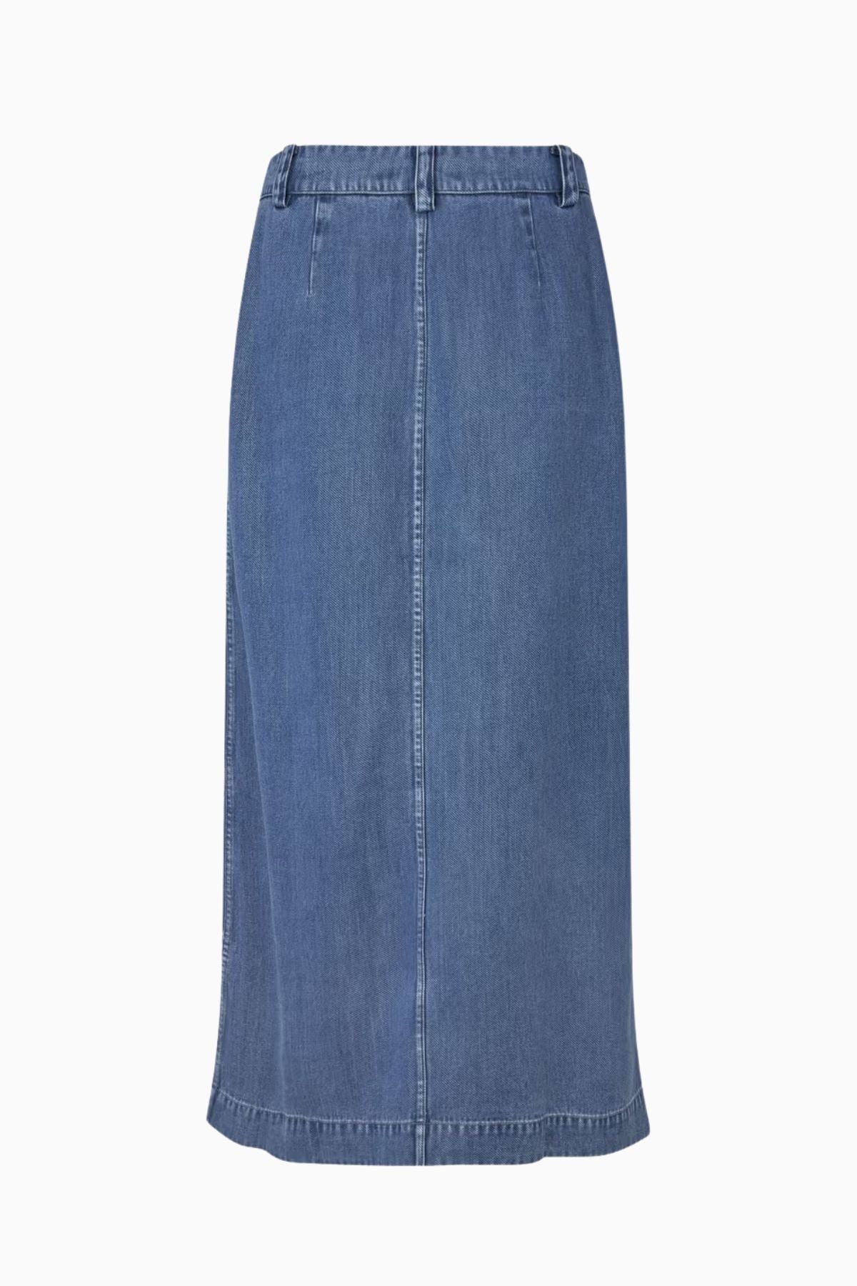 Samsøe Samsøe Satove Skirt - Med Blue