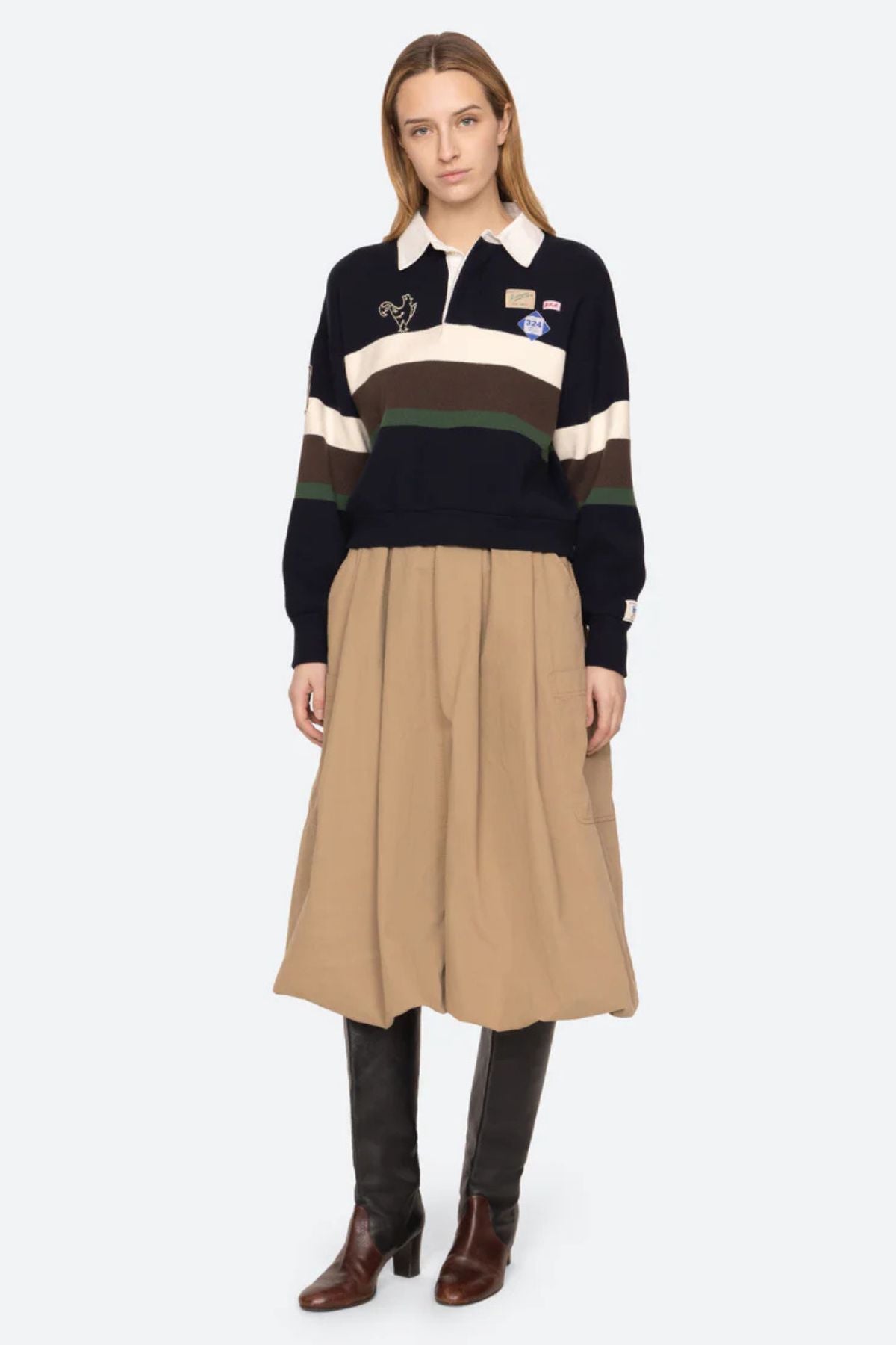 Sea NY Arther Varsity Rugby Shirt - Multi