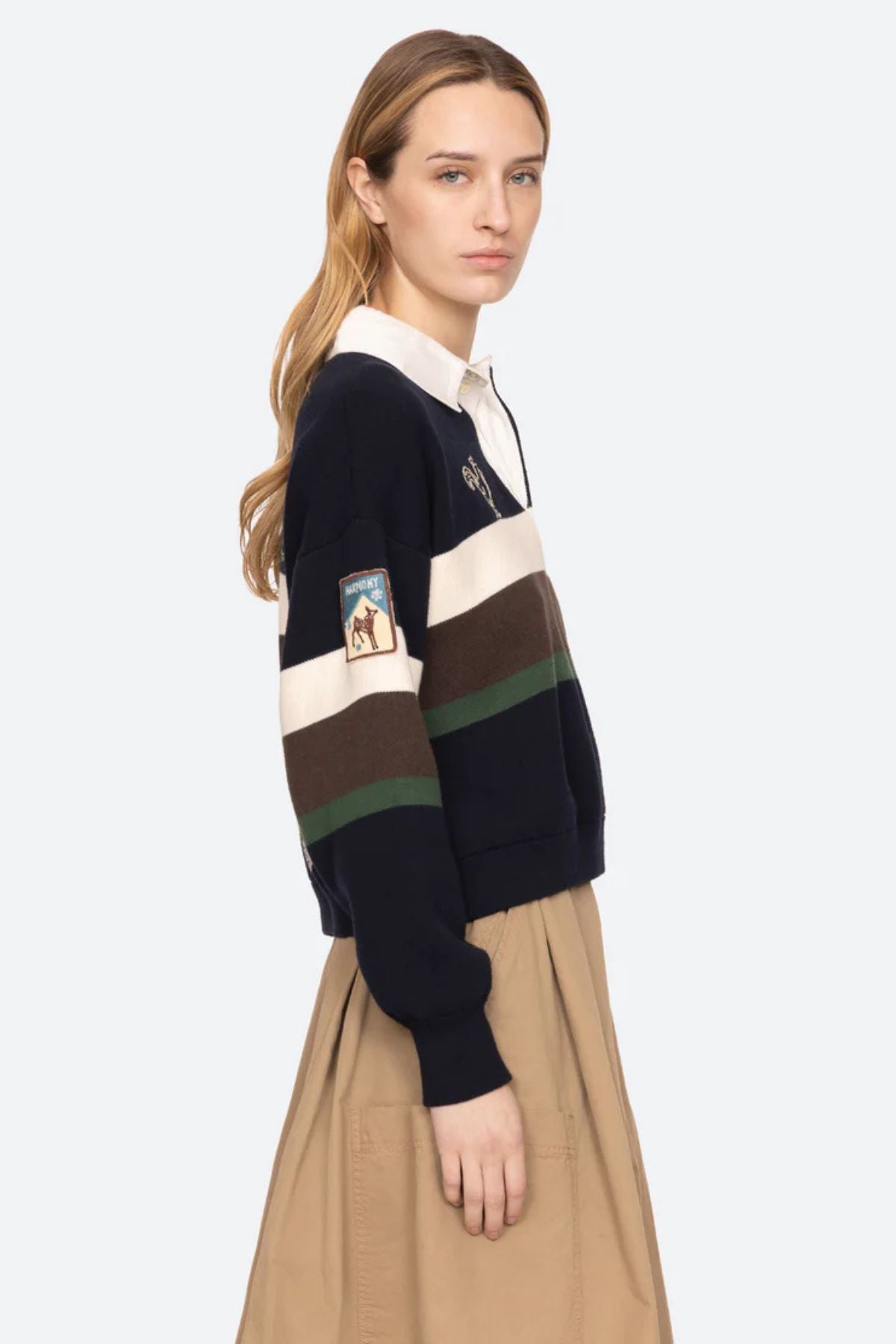 Sea NY Arther Varsity Rugby Shirt - Multi