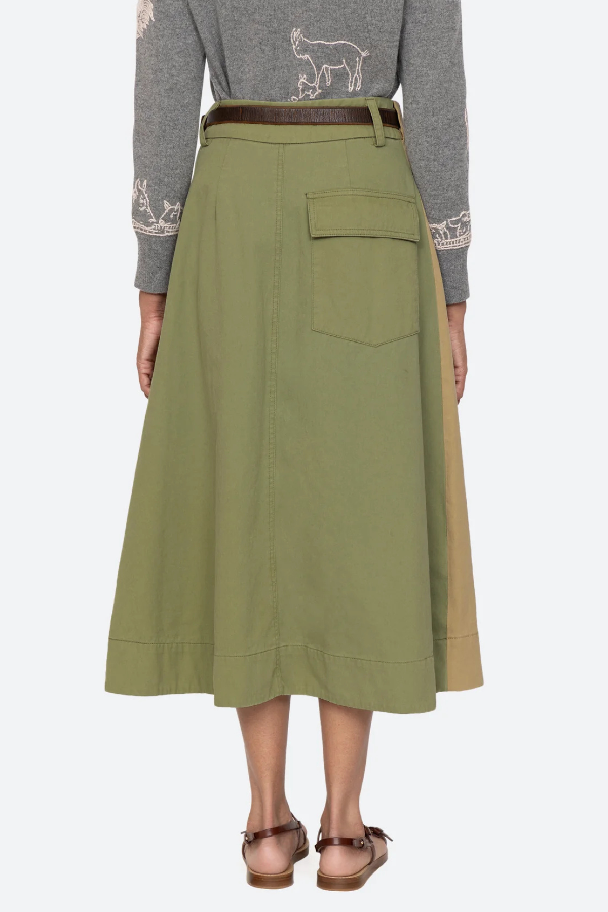 【GATELESS】CHINO PLEATS SKIRT Sea NY Carolina Chino Pleat Skirt - Chino – GRACE Melbourne
