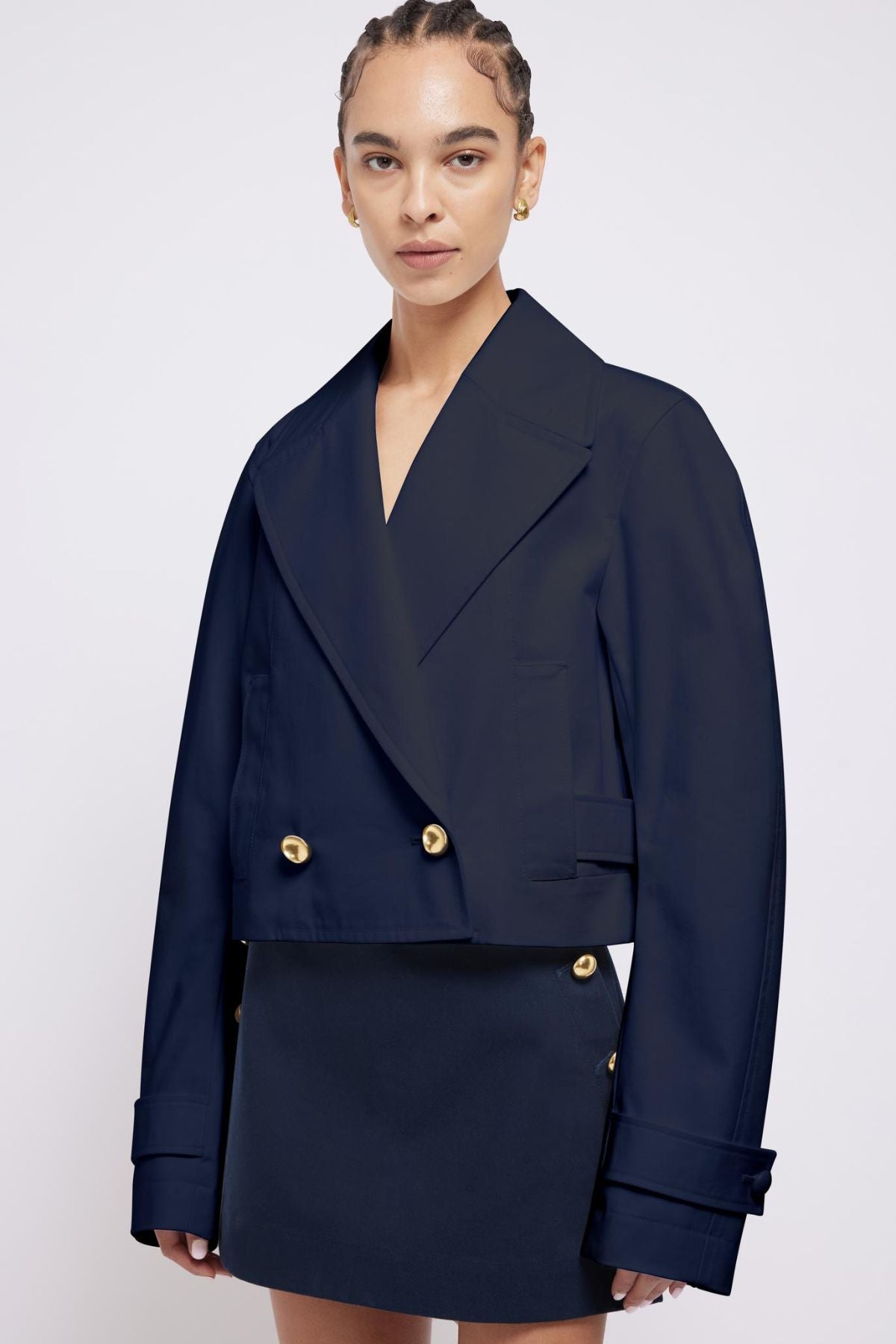 Simkhai Olina Cropped Jacket - Midnight