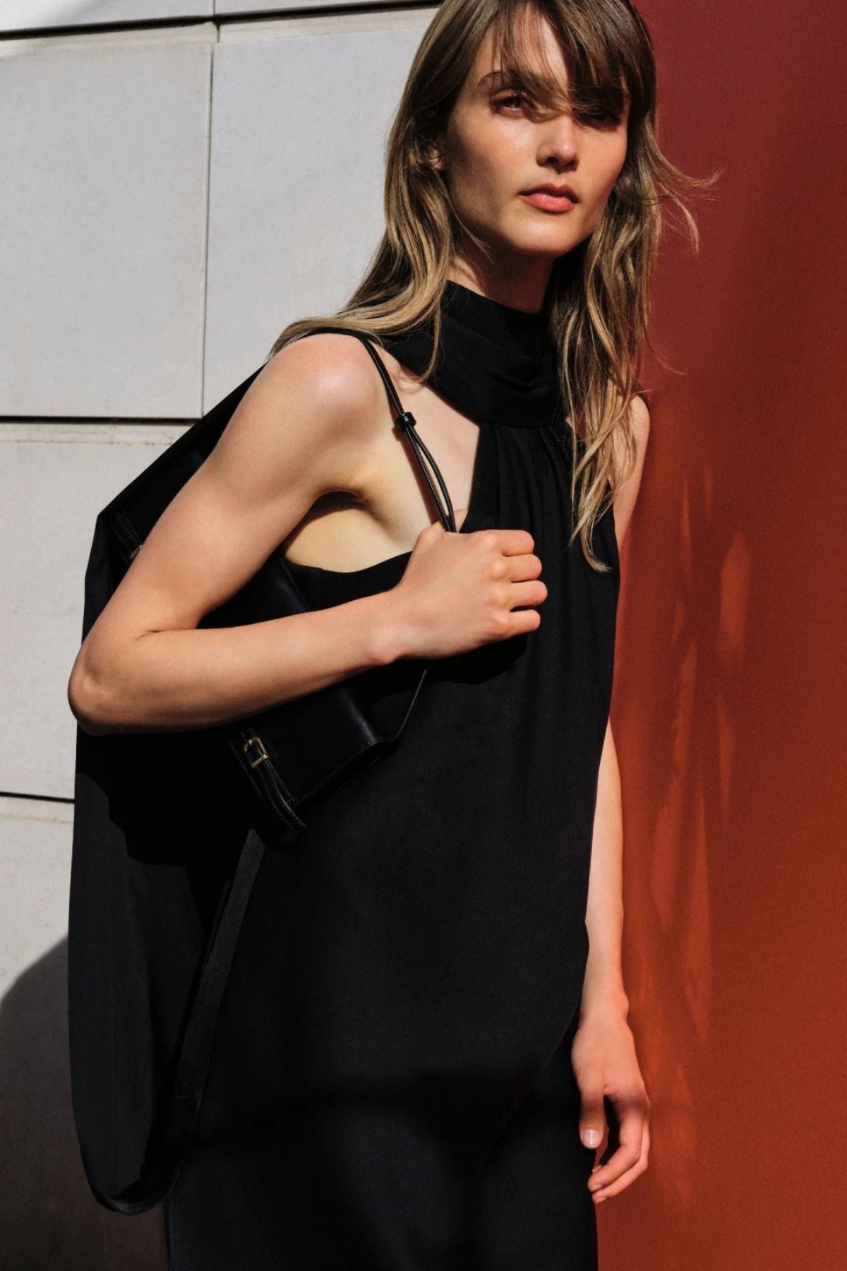 SIMKHAI Toni Mini Dress - Black