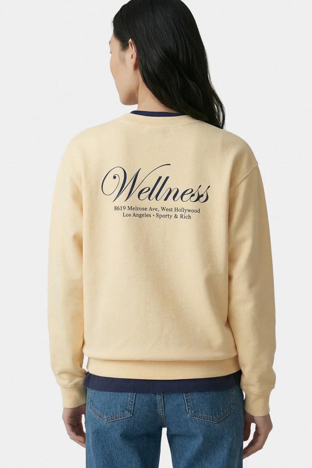 Sporty & Rich Avenue Crewneck - Almond