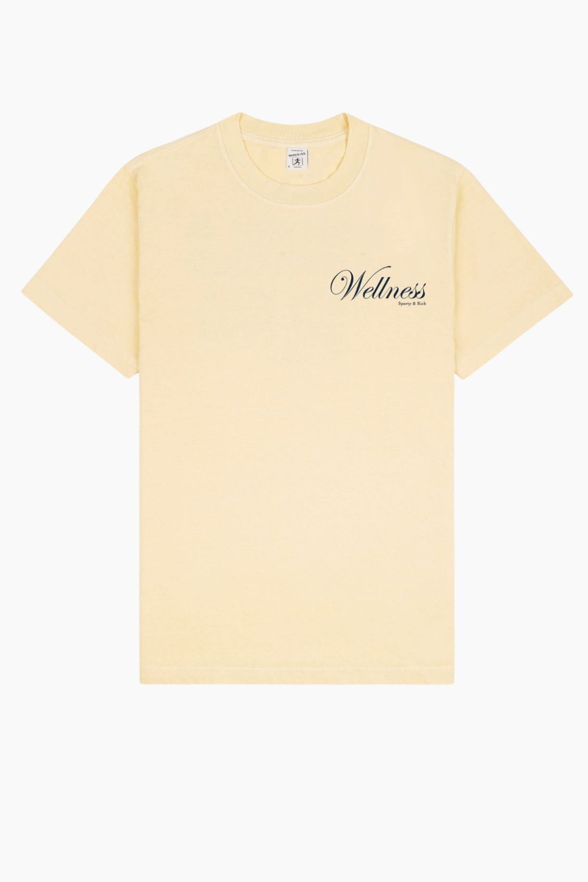 Sporty & Rich Avenue T-Shirt - Almond/ Navy